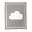 Living Cozy Baby Blanket Grey Cloud 203229