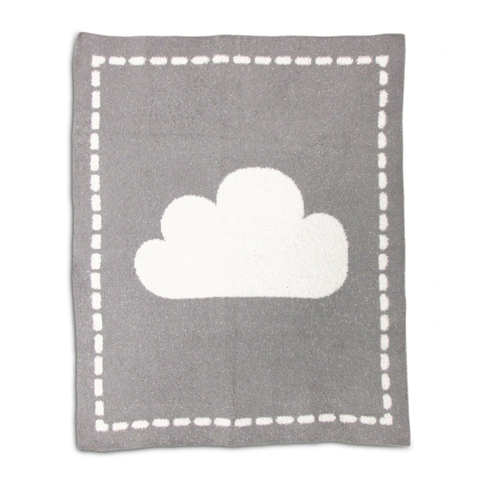 Living Cozy Baby Blanket Grey Cloud 203229