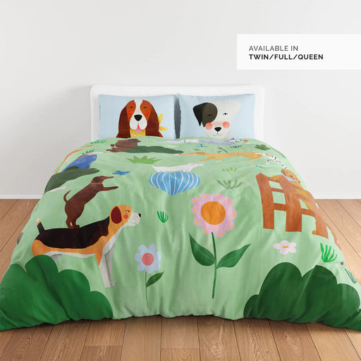 Rookie Humans Bedding Set - At the Dog Park - Twin Size