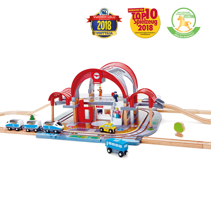 Hape Grand City Station E3725 — CanaBee Baby