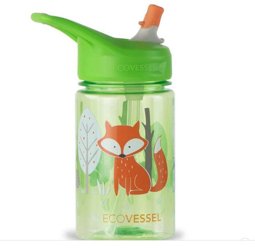 EcoVessel Splash Kids Tritan Water Bottle 12oz - Fox
