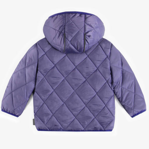 Souris Mini Quilted Puffer Coat - Purple