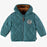 Souris Mini Quilted Puffer Coat - Turquoise