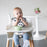 Bumkins Silicone First Feeding Set with Lid & Spoon - Sage