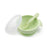 Bumkins Silicone First Feeding Set with Lid & Spoon - Sage