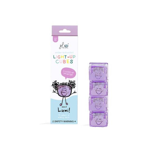 Glo Pals Light up Cubes - Lumi Purple (4 Cubes)