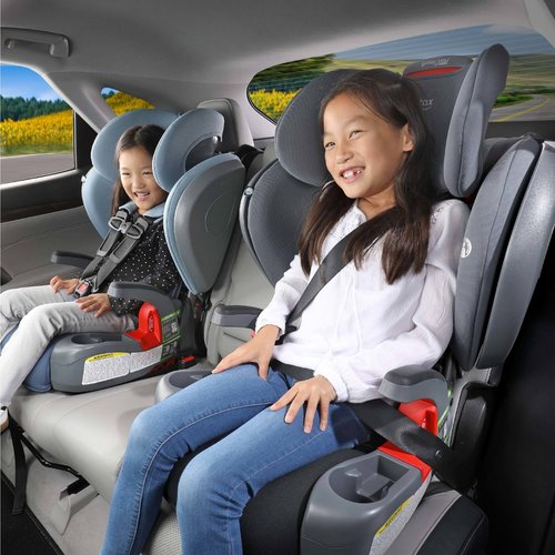 Britax Grow With You ClickTight Plus Harness-2-Booster Car Seat - Black Ombre Safewash