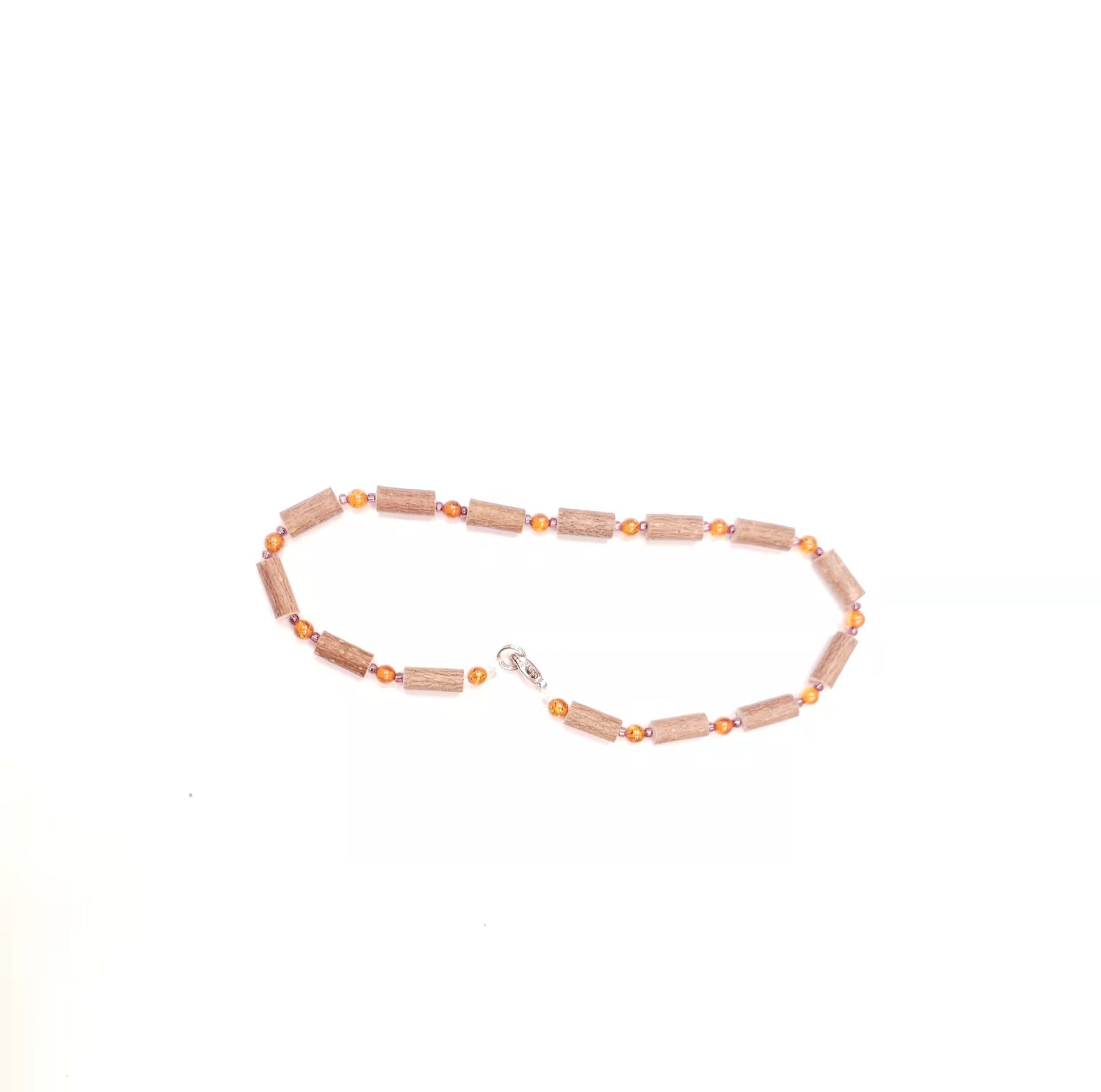 Bienfaits Noisetier/Healing Hazel Amber Teething Necklace-11 Inches - Pink