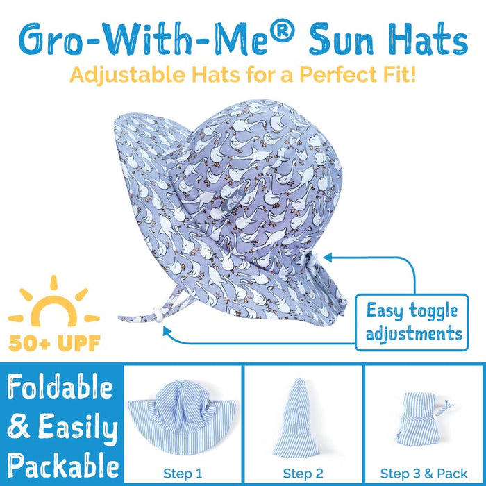 Kids’ Gro-With-Me® Cotton Floppy Hat | Strawberry