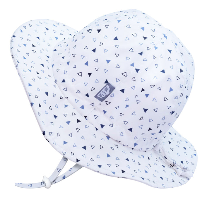 Kids’ Gro-With-Me® Cotton Floppy Hat | Triangles