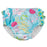 I Play by Green Sprouts Ruffle Snap Swimsuit Diaper Aqua Coral Reef