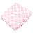 Kushies Fitted Crib Sheet Pink Lattice (S330-584)