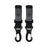 Lassig Casual Stroller Hooks 2pk - Black - CanaBee Baby