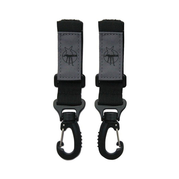 Lassig Casual Stroller Hooks 2pk - Black - CanaBee Baby