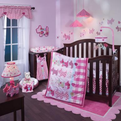 Puppy crib bedding store set