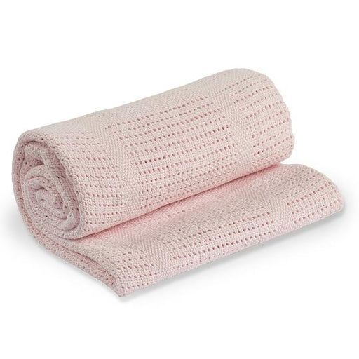 Lulujo Cellular Blanket - Pink (LJ751)