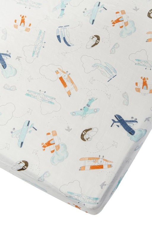 Loulou Lollipop Fitted Crib Sheet - Born To Fly