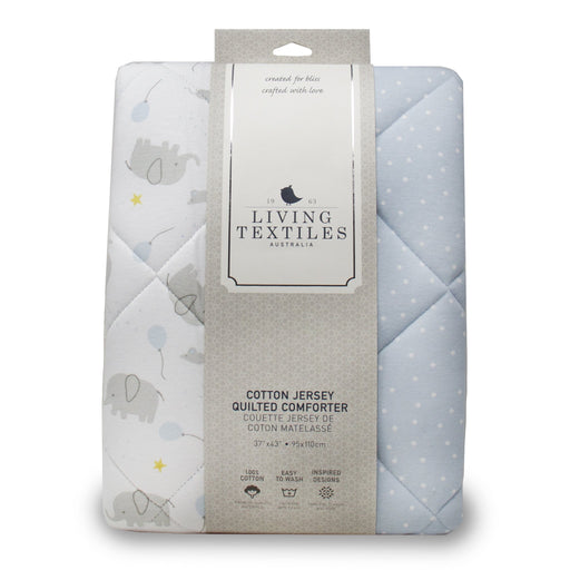 Living Textiles Baby Comforter - Mason Elephants 112077