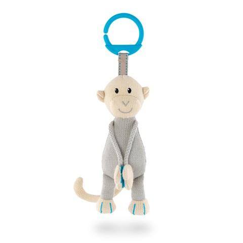 Matchstick Monkey Knitted Hanging Monkey Toy - Blue (MM-KHMT-002)