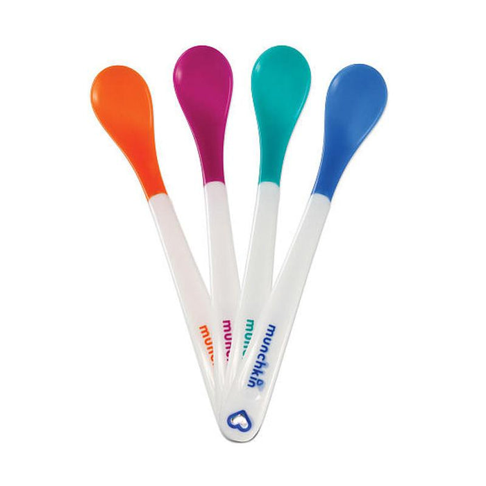 Munchkin White Hot Infant Safety Spoons 4pk - CanaBee Baby