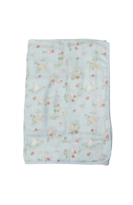 Loulou Lollipop Muslin Quilt Blanket - Some Bunny Loves You