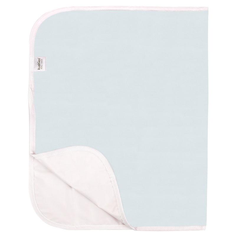 Kushies Organic Jersey Flat Changing Pad Blue (O7210-09