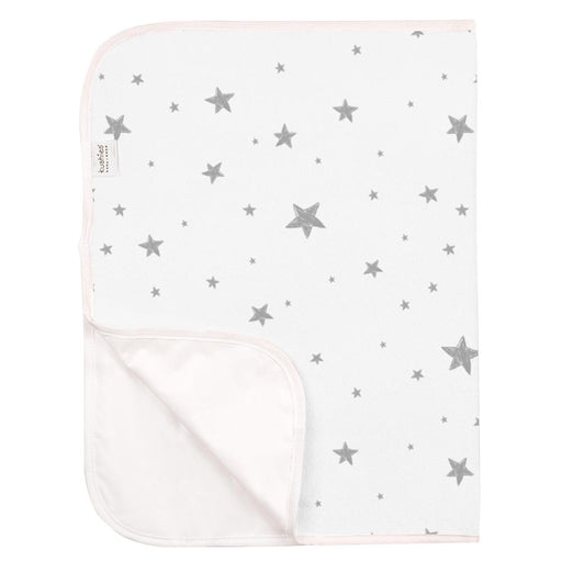 Kushies Deluxe Terry Portable Changing Pad - Grey Scribble Stars (P215-607)