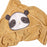 Perlim Pin Pin Hooded Towel - Curry the Panda