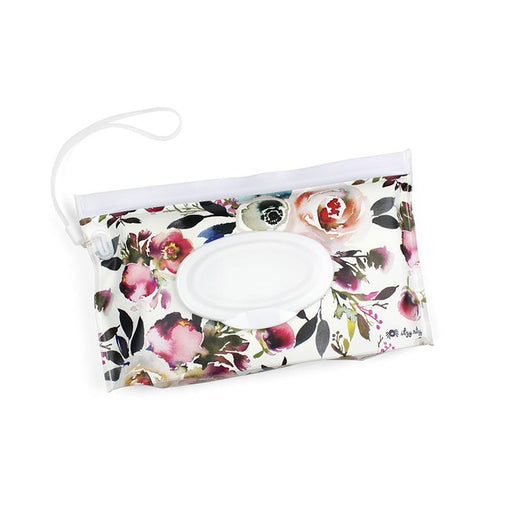 Itzy Ritzy Take & Travel Reusable Wipes Case - Blush Floral