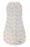 Woombie Original Baby Swaddle - Coral Chevron 14-19lbs