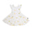 Belan.J Ruffled Sleeve Twirl Dress - Lemon