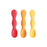 Bumkins Silicone Dipping Spoons 3pk - Tutti Frutti