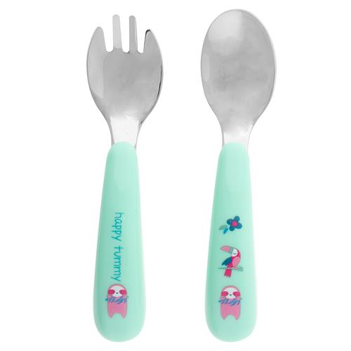 ThinkBaby Toddler Fork and Spoon Set - 2 Years+