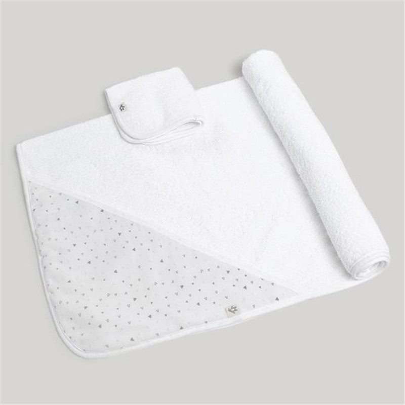 Snugabye Dream Hooded Towel With Washcloth Set Triangle