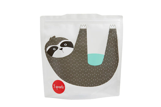 3 Sprouts Sandwich Bag (2 Pack) - Sloth Grey