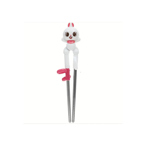 Edsion Friends Stainless Chopsticks (Right-Handed) - Rabbit