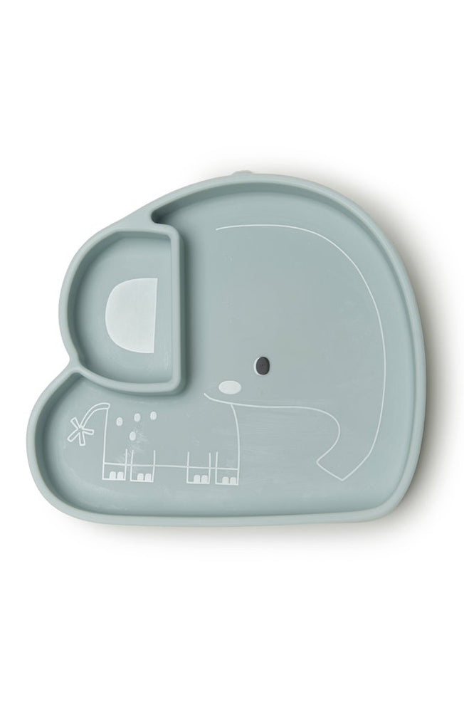 Loulou Lollipop Silicone Snack Plate - Elephant