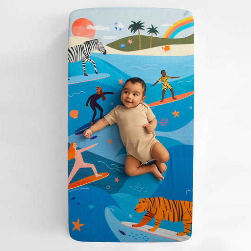 Rookie Humans Crib Sheet - Surfing Safari