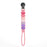 Loulou Silicone Pacifier Clip Sweetheart Pink