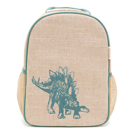 So Young Gradeschool Backpack - Green Stegosaurus