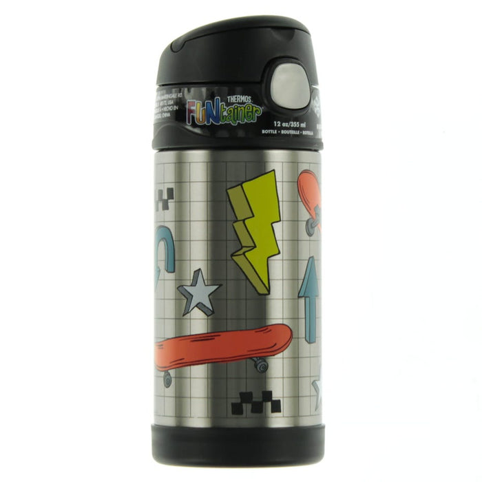 Thermos Funtainer Straw Bottle Skater