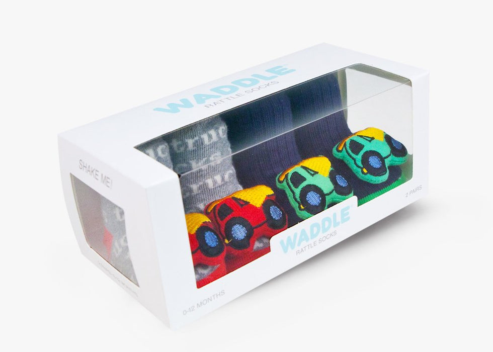 Waddle Rattle Socks 2 Pack - Truck