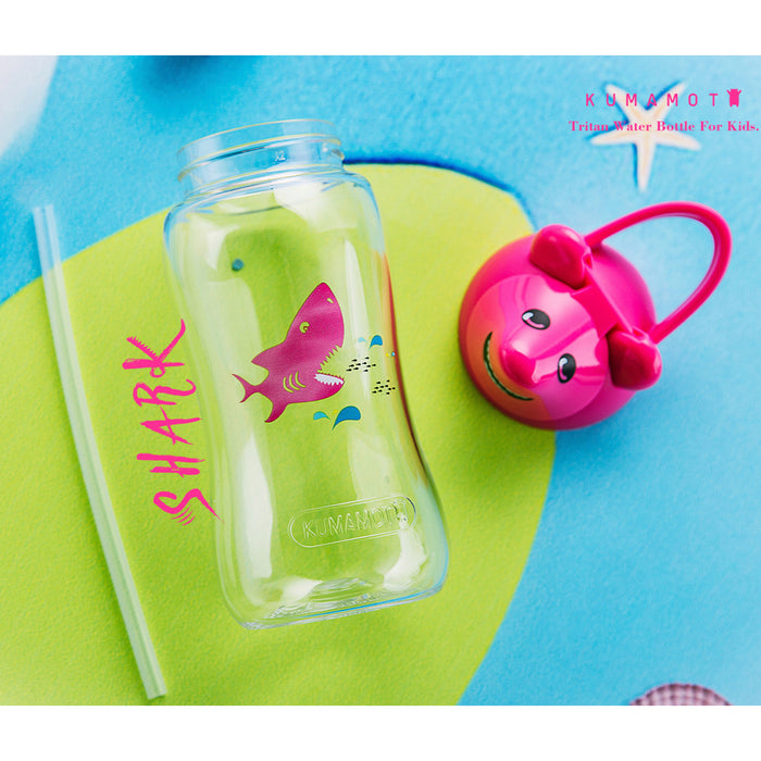Kumamot Little Pink Shark Water Bottle