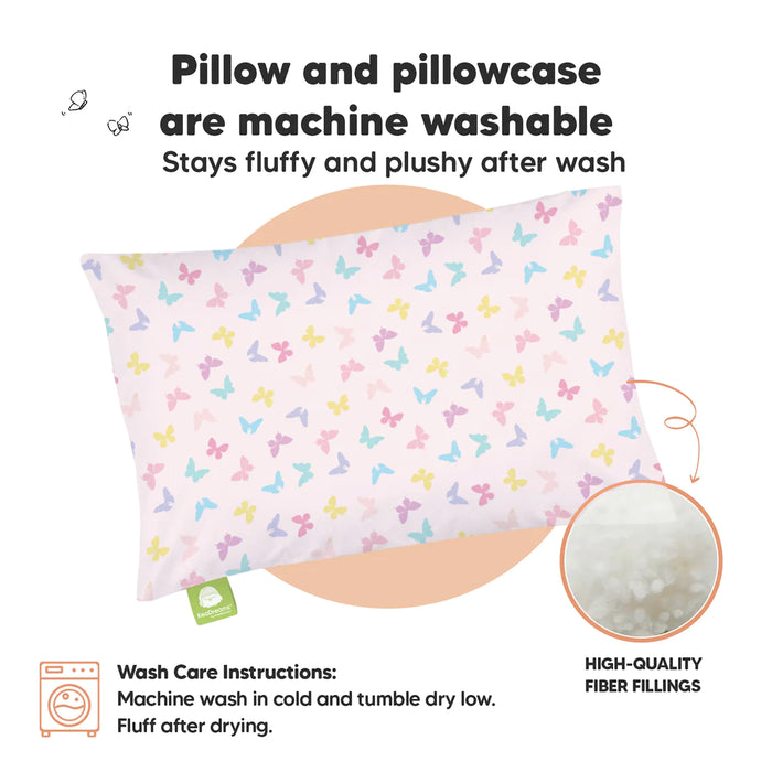 KeaBabies Toddler Pillow - Flutter