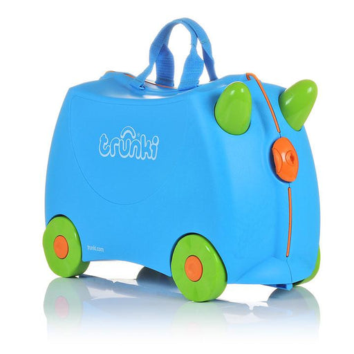Trunki Children's Ride On Suitcase Terrance Blue