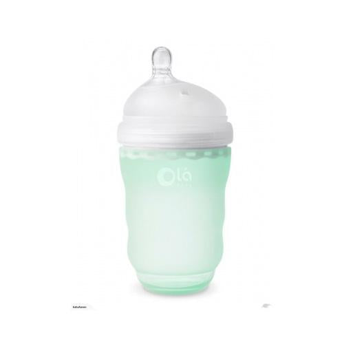 Olababy Gentle Bottle Silicone Feeding Bottle - 4oz/120ml - Mint