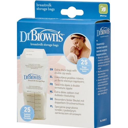 Dr. Brown's Breastmilk Storage Bags 25pk