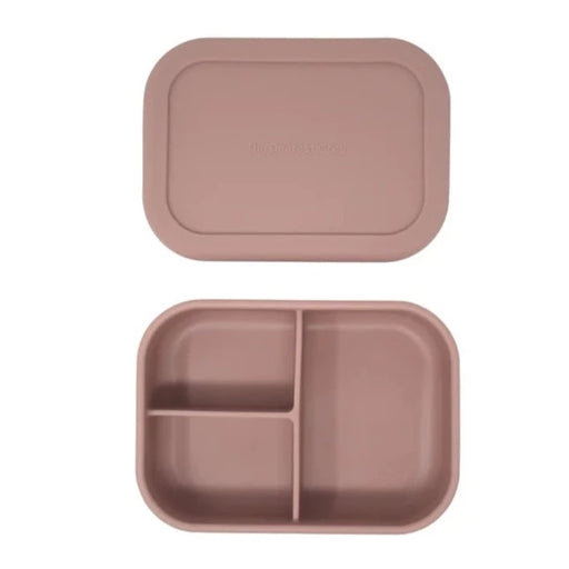 The Dearest Grey Silicone Bento Box - Rosewood