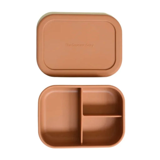 The Dearest Grey Silicone Bento Box - Terracotta