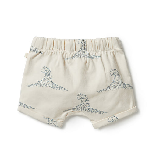 Wilson&Frenchy Organic Tie Front Shorts - The Wave